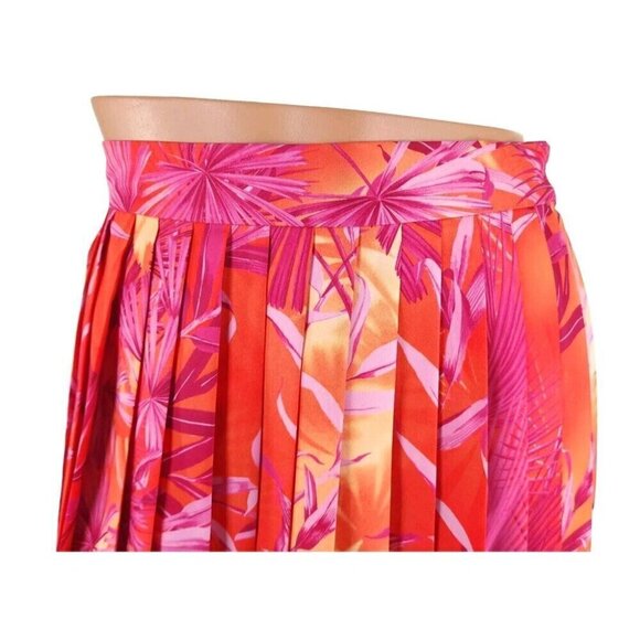 Versace Jungle Print Pleated Mini Skirt 42 US 6 New - Picture 6 of 15